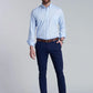 Camisa Hombre Smart Casual Oxford Sky