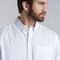 Camisa Hombre Garment Dyed Sport Fj Blanca