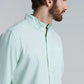 Camisa Hombre Garment Dyed Sport Fj Lt Ice