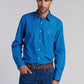 Camisa Hombre Estampada Houston Azul