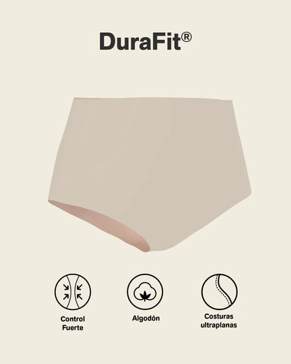 Calzón Mujer Clásico Efecto Invisible De Control Fuerte En Abdomen Café Claro
