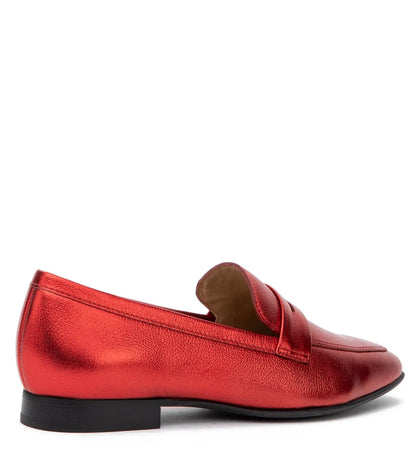Mocasín Mujer cruxi Rojo