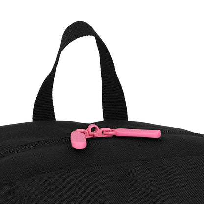 Mochila Triple Pack + Estuche + Lonchera Niña Negra-Rosada