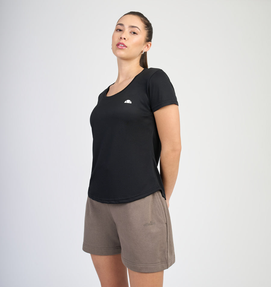 Polera Mujer Deportiva Estrella Negro