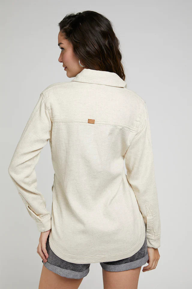 Sobrecamisa Mujer Lino 4854 Arena