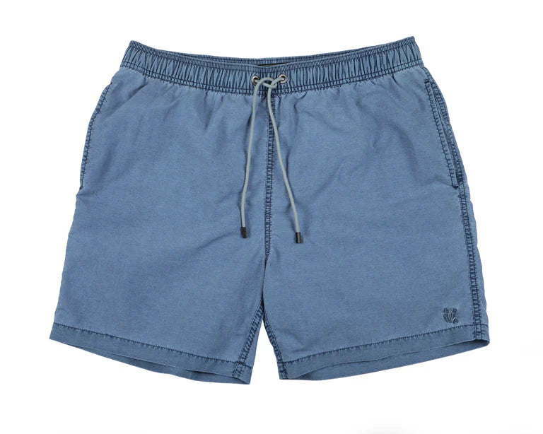 Traje De Baño Hombre Solid Azul