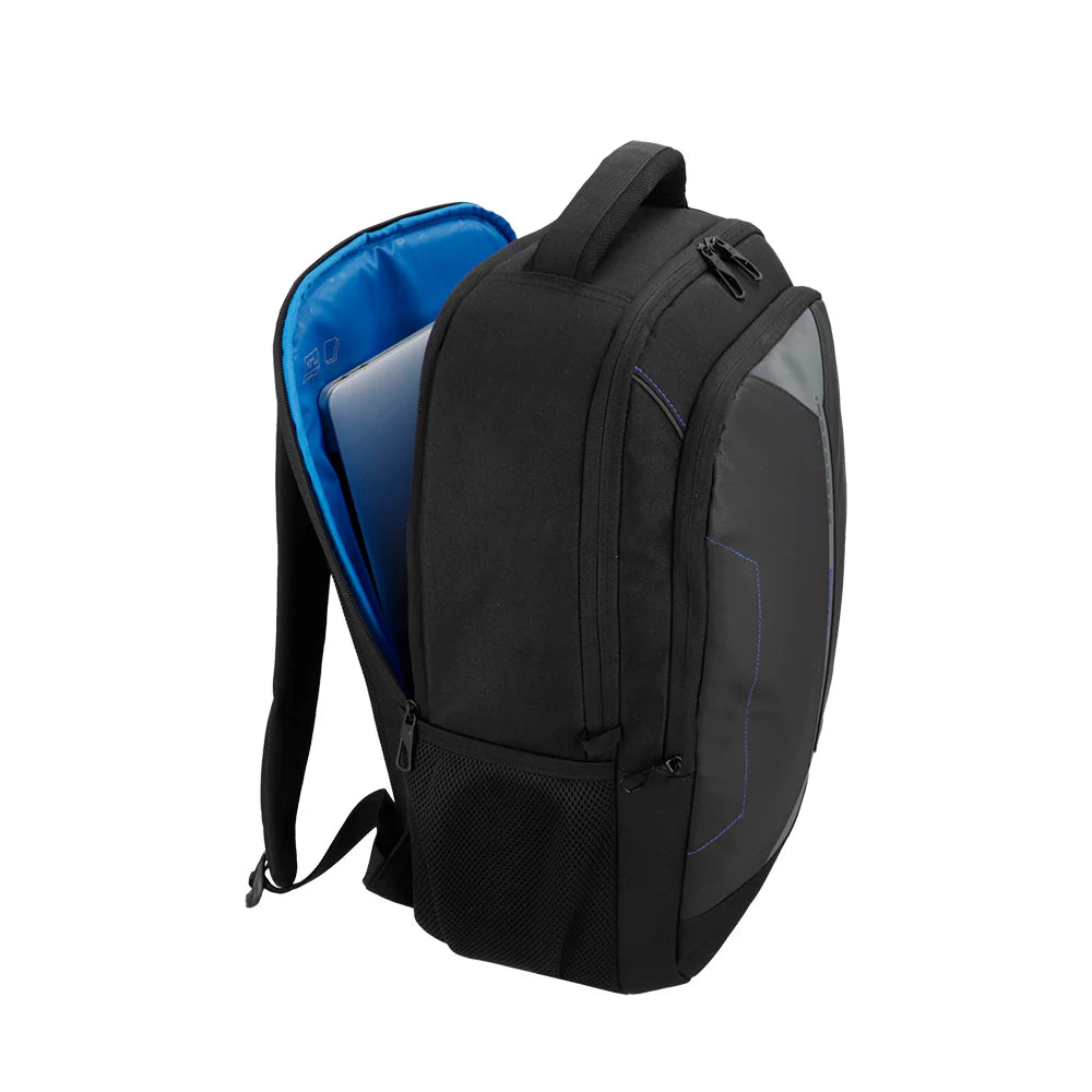 Mochila para notebook 17" Sherman negra/azul