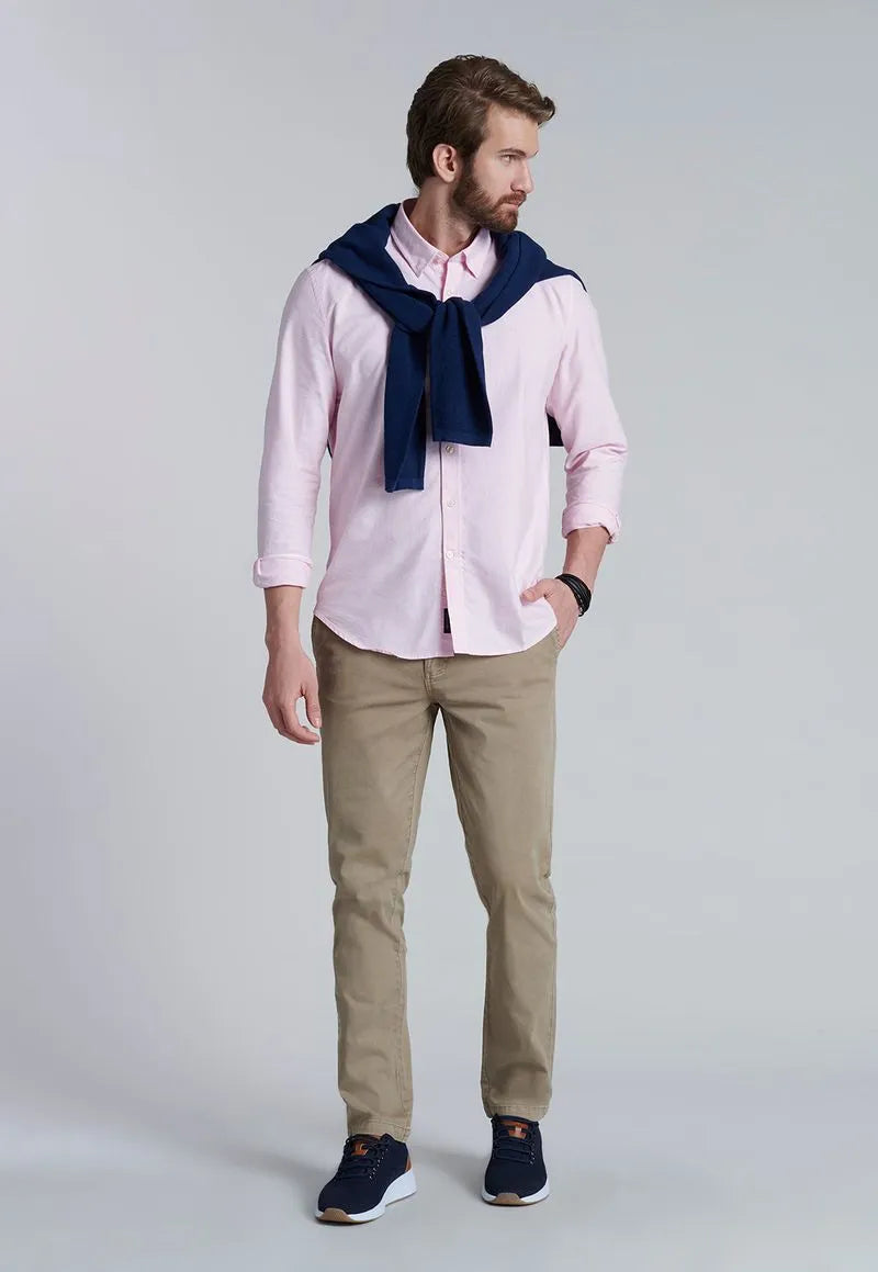 camisa-hombre-sport-oxford-pink