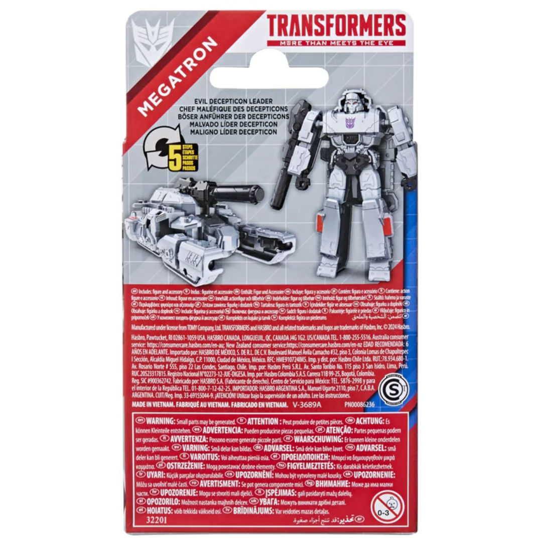 Figura de acción Transformers Authentics Bravo Megatron