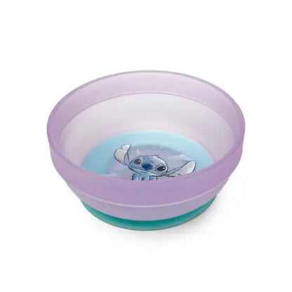 Bol Antideslizante de Stitch Morado