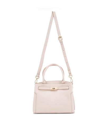 Cartera Mujer Dos Asas Pequeña Off White