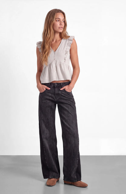 Blusa Mujer Vuelos Ecru