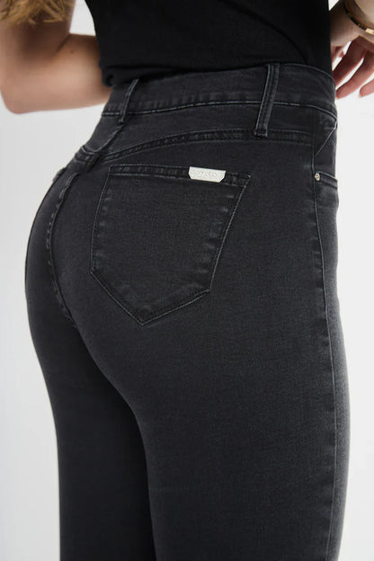 Jeans Mujer Baggy 5100 Gris