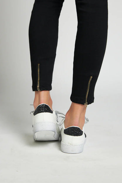 Jeans Mujer Tiro Alto Pitillo 5046 Negro