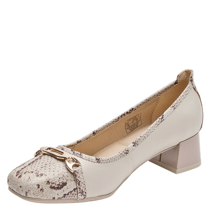 Zapato Mujer Cuero Animal Print
