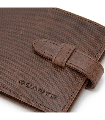 Billetera Hombre Con Strap Chocolate