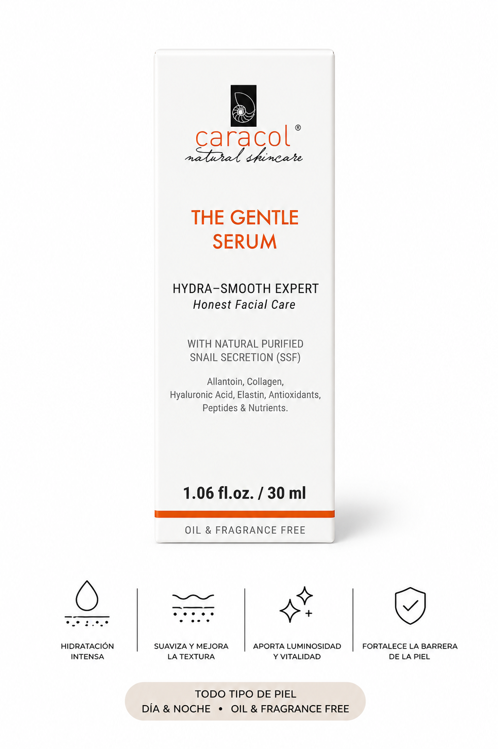 Serum Facial Con Filtrado De Secreción De Caracol