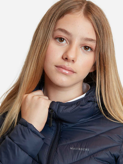 Parka Juvenil Mujer Azul Marina