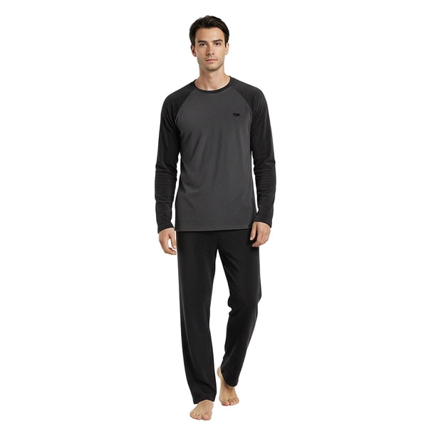Pijama Hombre Micropolar Invierno C2 Negro
