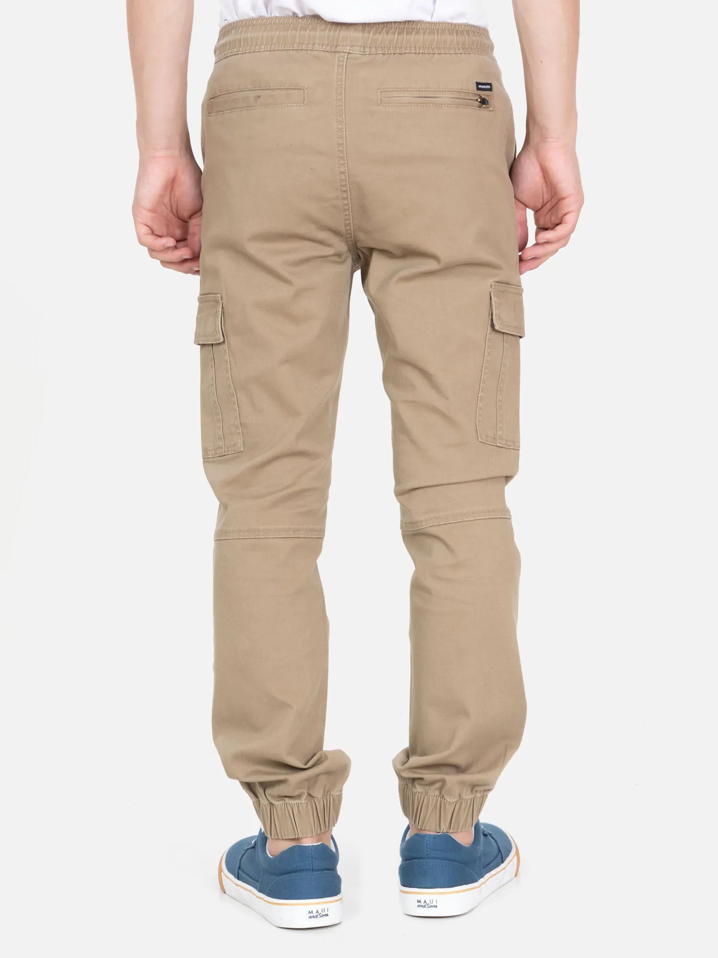Pantalon Niño Jogger Cargo Fit Beige