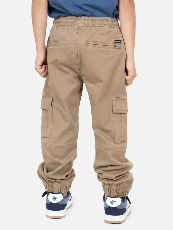 Pantalon Niño Jogger Cargo Khaki
