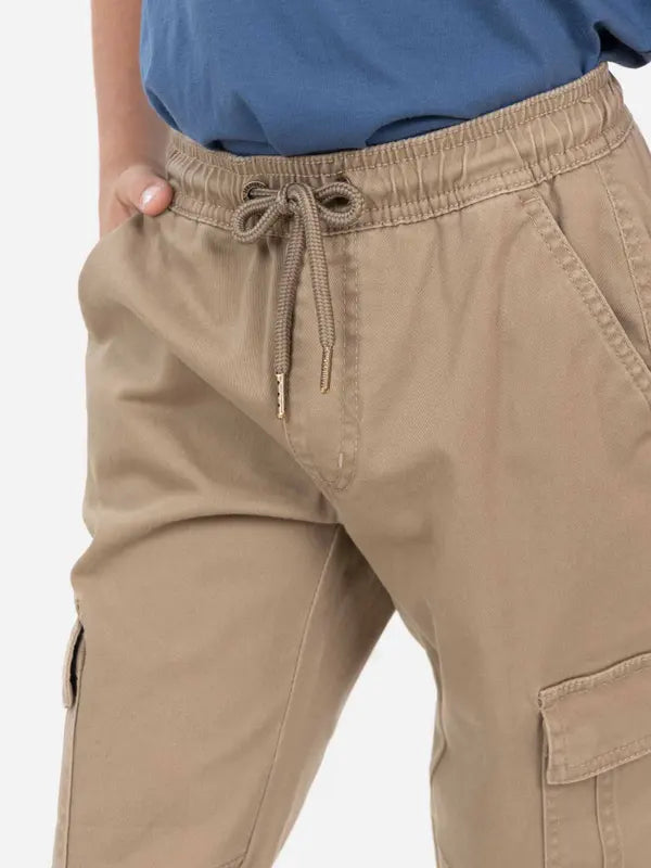 Pantalon Niño Jogger Cargo Khaki