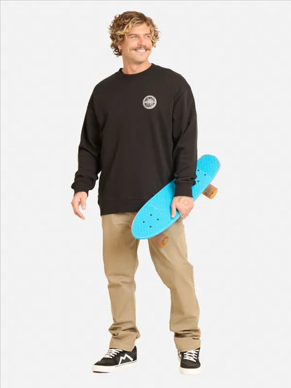 Poleron Hombre Classic Crew Black