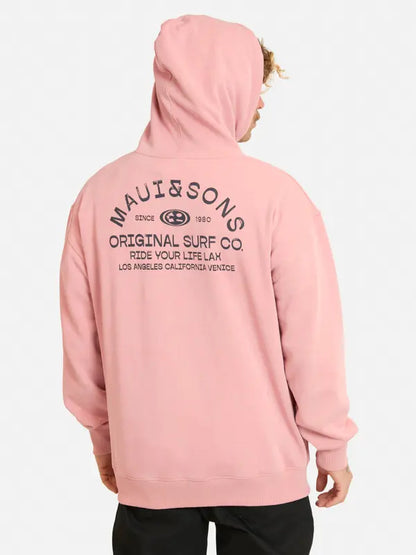 Poleron Hombre Backyard Surf Pink