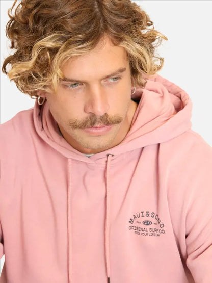 Poleron Hombre Backyard Surf Pink