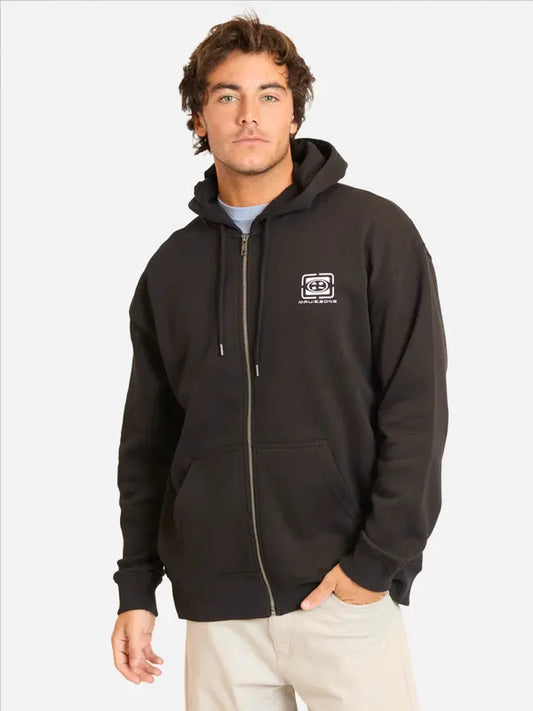 Poleron Hombre Square Cookie Black