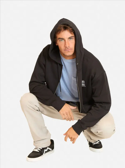 Poleron Hombre Square Cookie Black