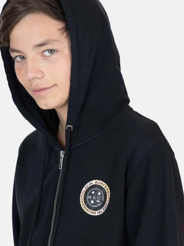 Poleron Niño Skate Pulse Black