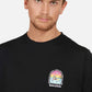 Polera Hombre Shark Island Negra