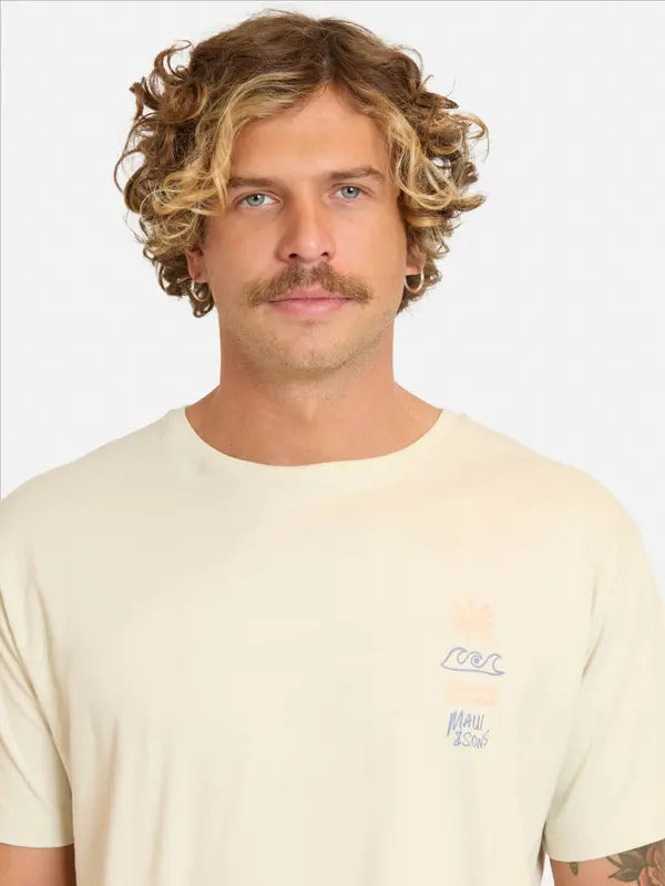 Polera Hombre Surf Souls Beige