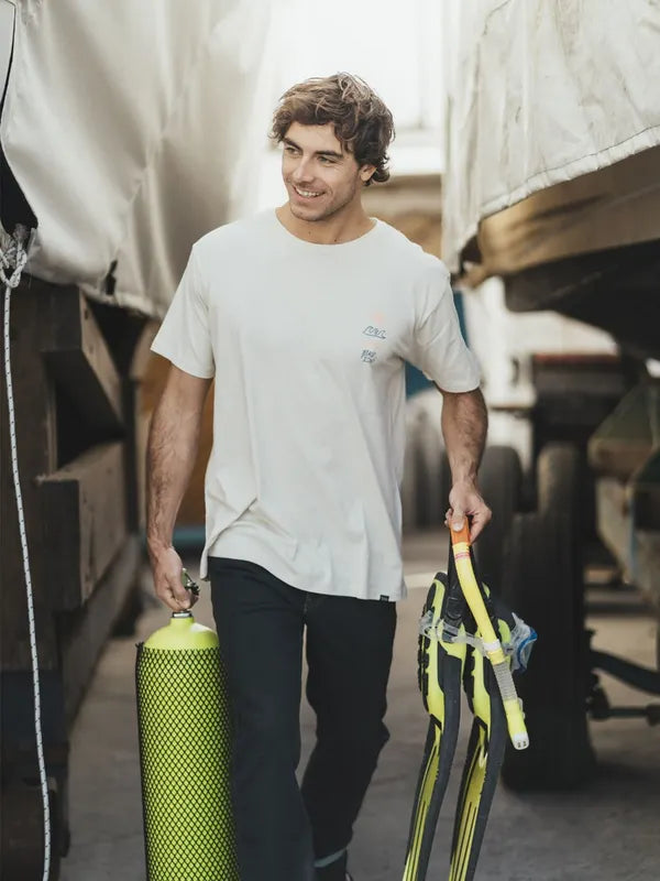 Polera Hombre Surf Souls Beige