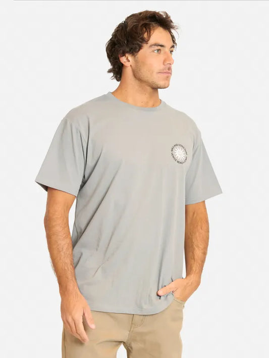 Polera Hombre Palm Radiance Grey
