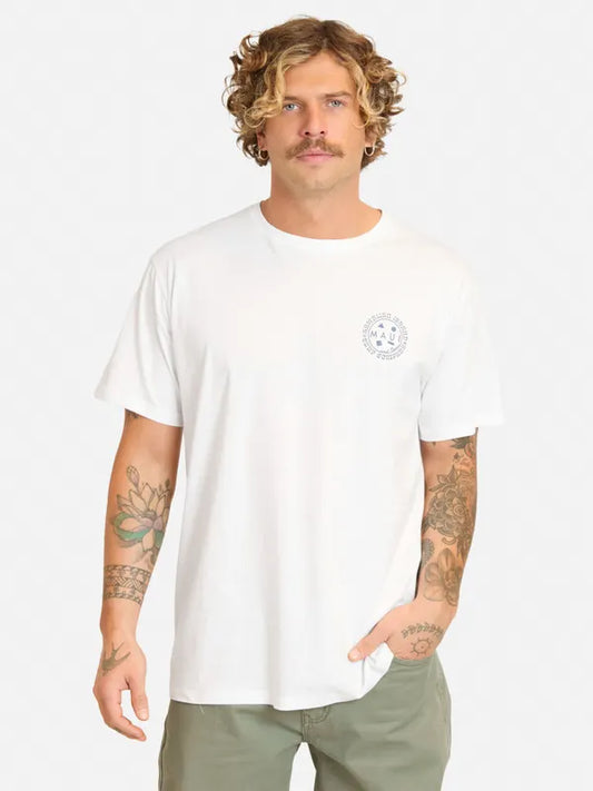 Polera Hombre Endless Wave White