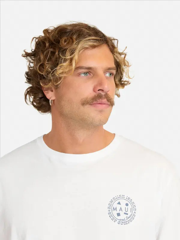 Polera Hombre Endless Wave White