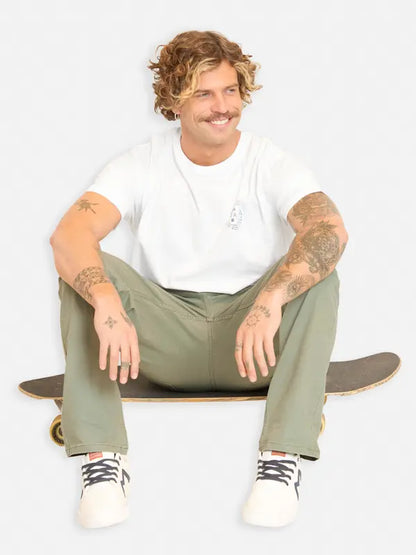 Polera Hombre Endless Wave White