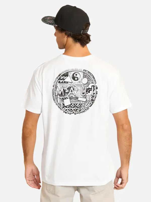Polera Hombre Tide Cooki White