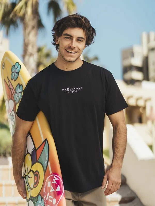 Polera Of Surfboard Black