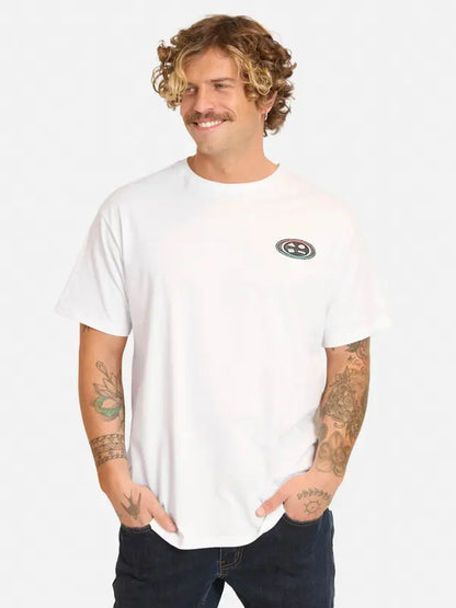 Polera Retro Shark White