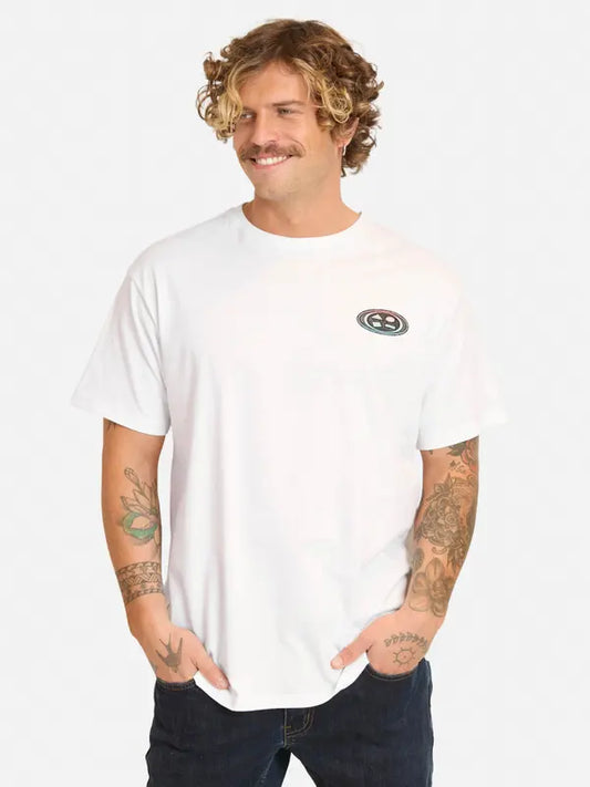 Polera Retro Shark White