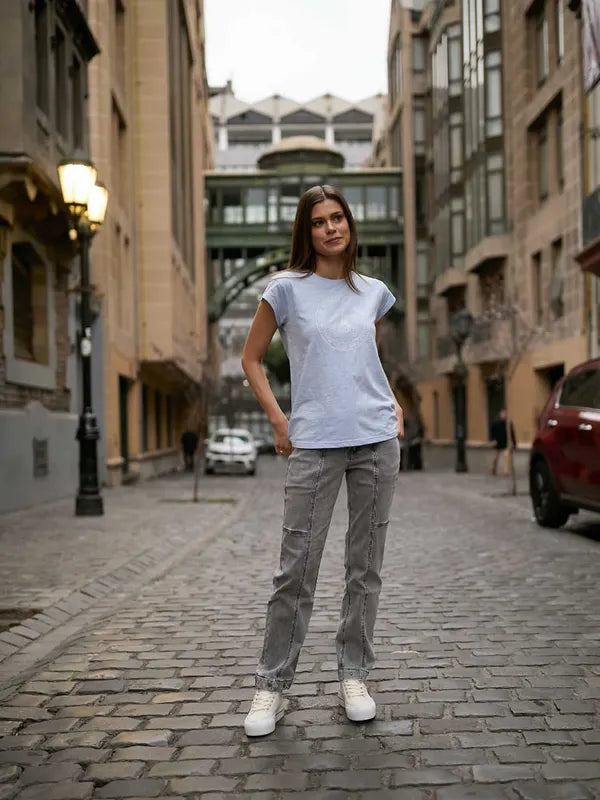 Polera Mujer Bloom Rush Purple