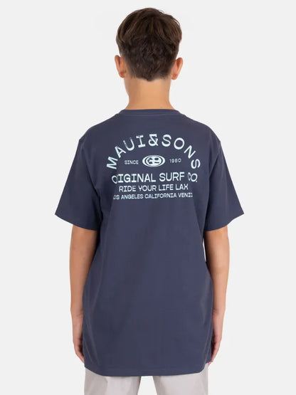 Polera Niño Chrome Wave Navy