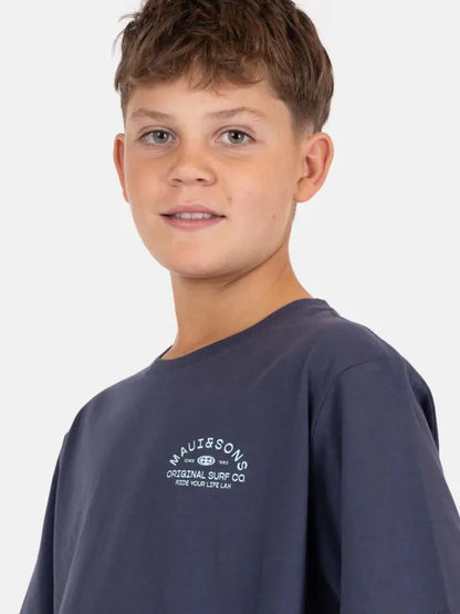 Polera Niño Chrome Wave Navy