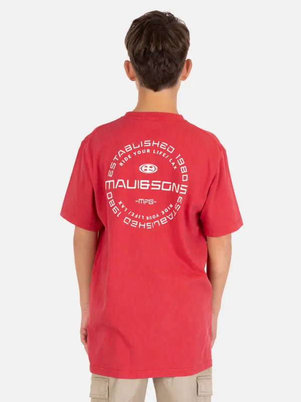 Polera Niño Crew Red