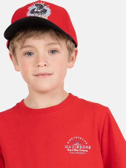 Polera Niño Wave Red