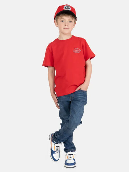 Polera Niño Wave Red