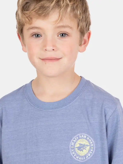 Polera Niño Tropical Purple
